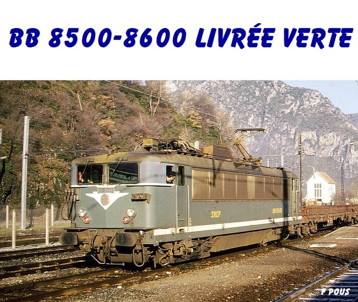 Accessoires BB 8500 - 8600 livrée verte