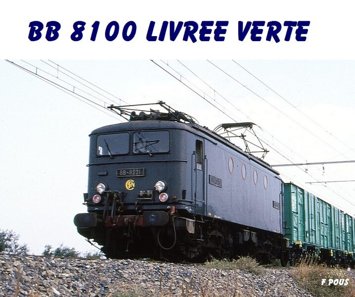 Accessoires BB 8100 livrée verte GRG ROCO