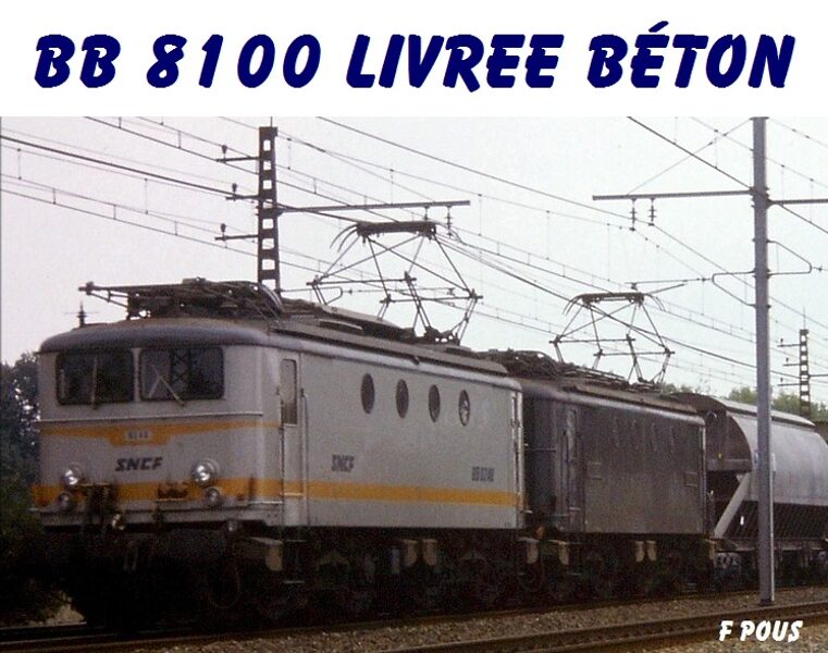 Accessoires BB 8100 livrée béton ROCO