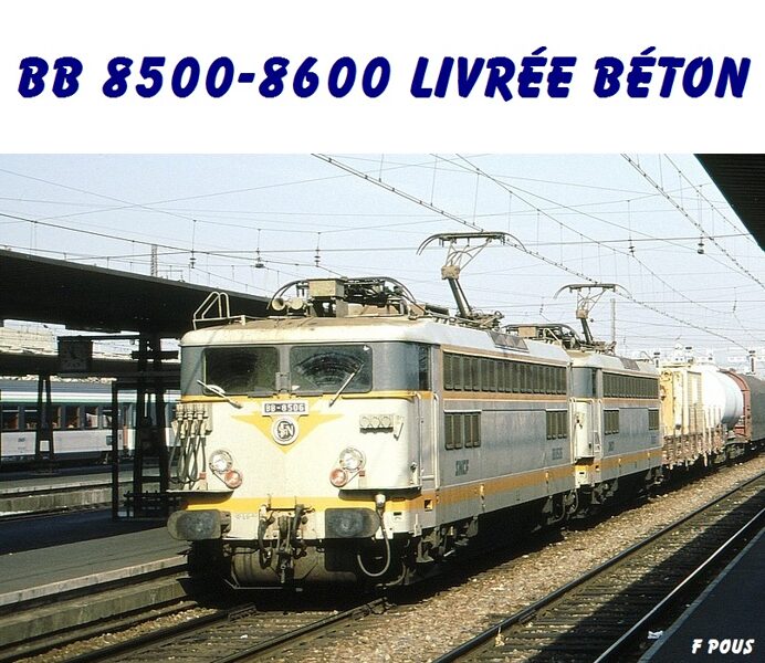 Accessoires BB 8500 - 8600 livrée béton