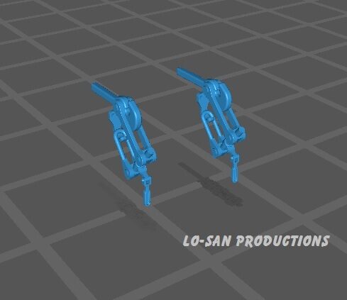 "NOUVEAUTÉ EN PRÉPARATION" Set de deux attelages à vis position socs chasse-obstacles.