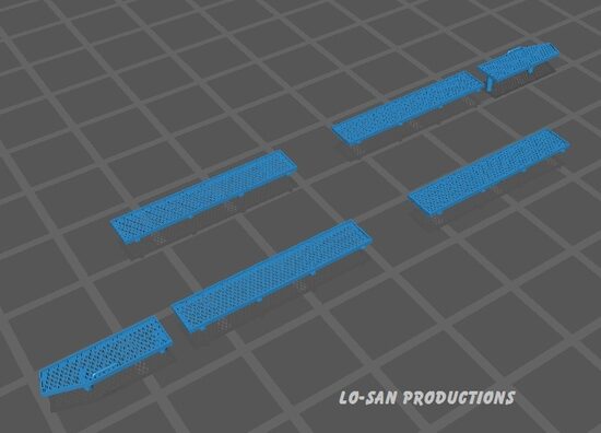 [Fin d'étude en cours]  Set complet passerelles toiture.